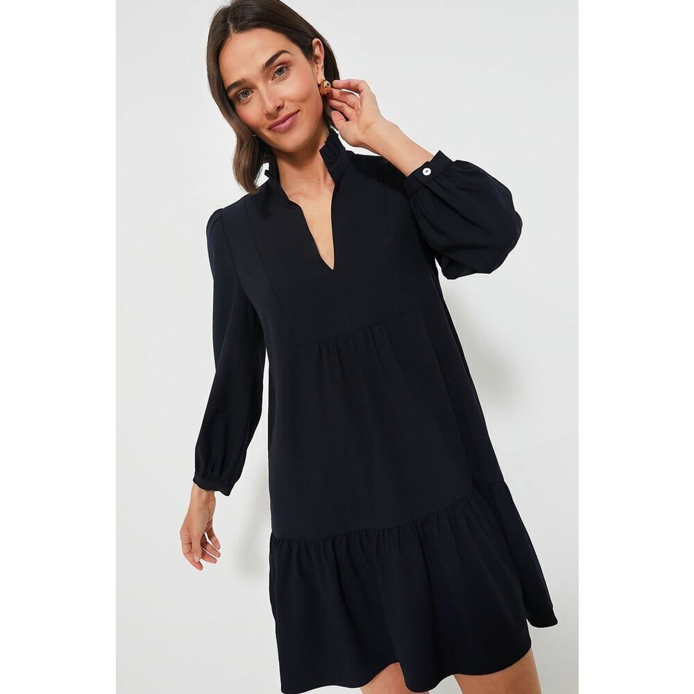 TUCKERNUCK Navy Crepe Palmerston Dress Size XL NWT Retail $168 Tuckernuck